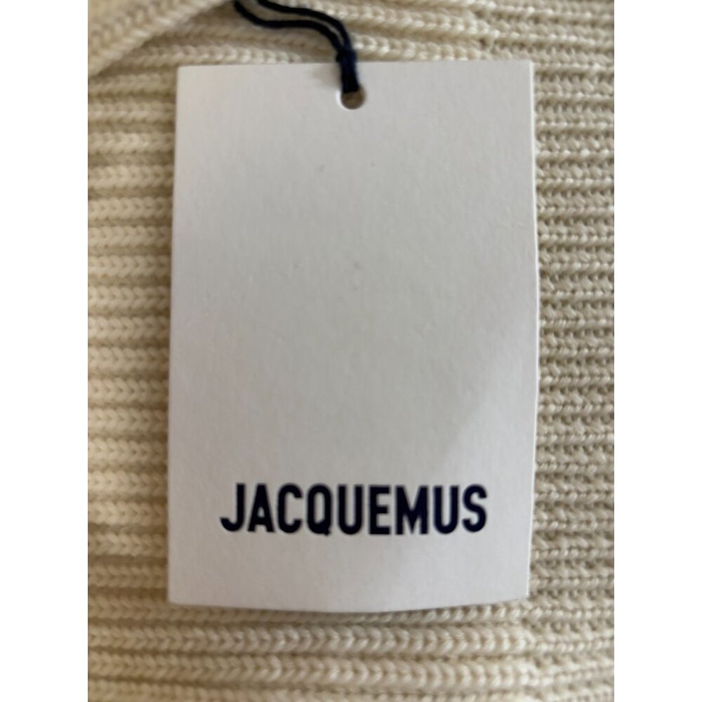 Jacquemus la maille seville wool sweater sz 34 XS color off white NWT mspr $560 - Picture 7 of 11